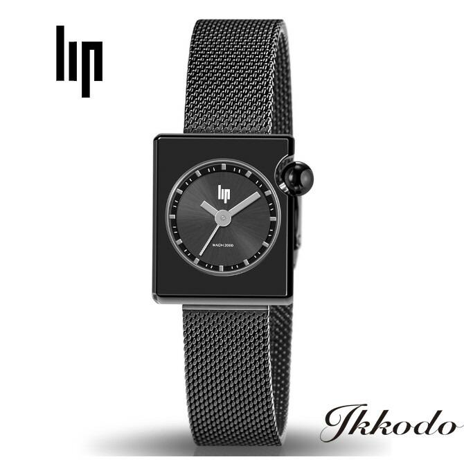 LIP【リップ】マッハ2000ミニフランス製 レザー ブラック ゴールド 腕時計 LIP【リップ】マッハ2000ミニフランス製 レザー ブラック ゴールド