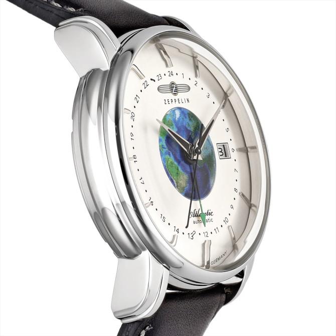 ツェッペリン ZEPPELIN ATLANTIC GMT アトランティック 自動巻き 42mm 5気圧防水 日本国内正規品 2年間メーカー保証 メンズ腕時計 8468-1の画像