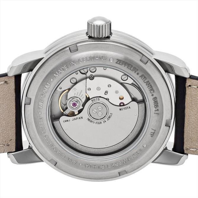 ツェッペリン ZEPPELIN ATLANTIC GMT アトランティック 自動巻き 42mm 5気圧防水 日本国内正規品 2年間メーカー保証 メンズ腕時計 8468-1の画像