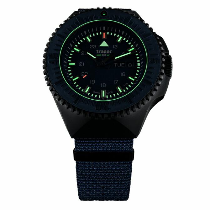 traser 腕時計 P69 Black Stealth 9031598 トレーサー traser Tactical watches P69 Black Stealth Blue ブラック