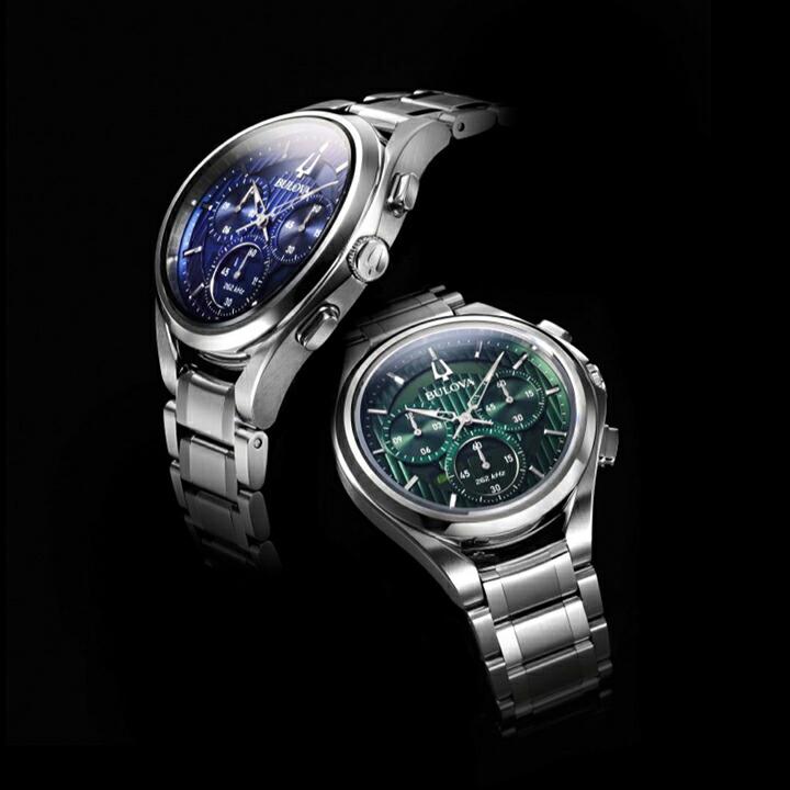 ボーナスストア＋10% ブローバ BULOVA カーブ CURV ハイパフォーマンスクォーツ 44ミリ 正規品 96A302の画像