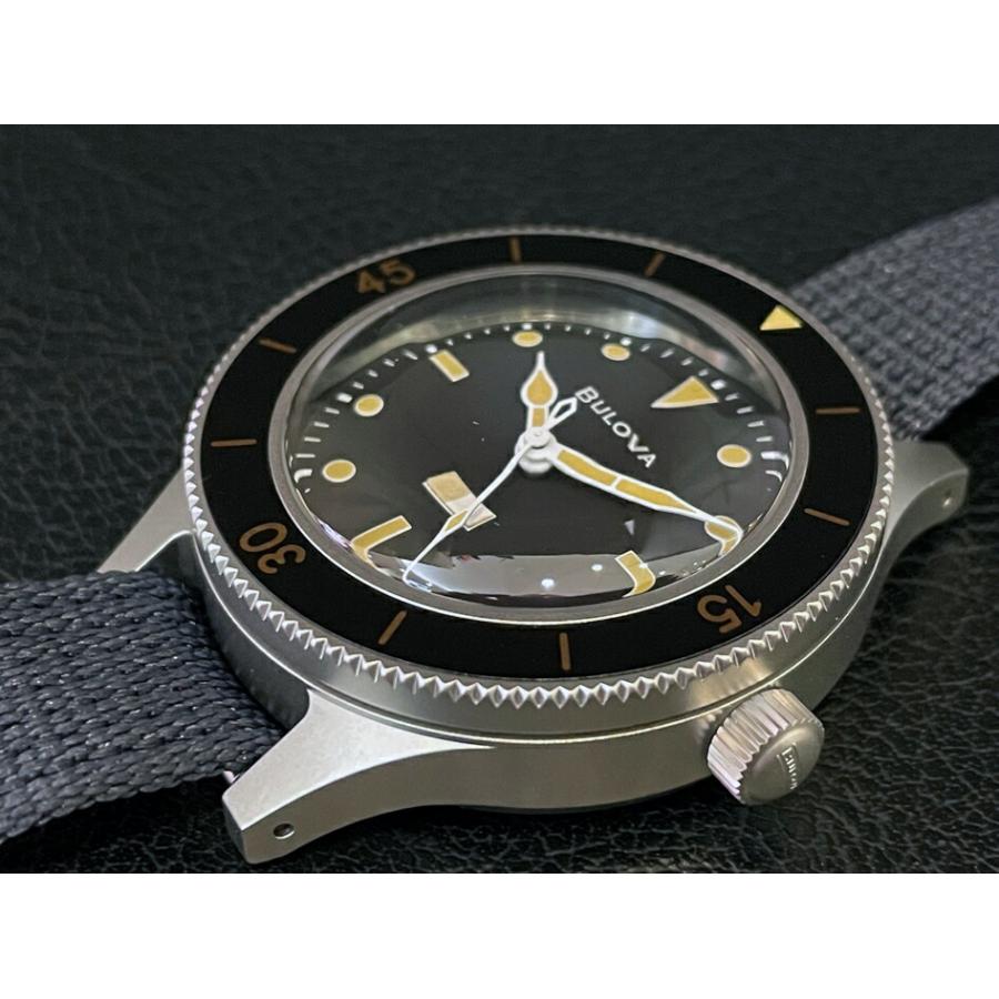 【超希少】ブローバ　ミルシップ　98A266 自動巻　極美品　ブラック BULOVA 【未使用/美品】BULOVA ブローバ 98A266 MIL-SHIP 自動