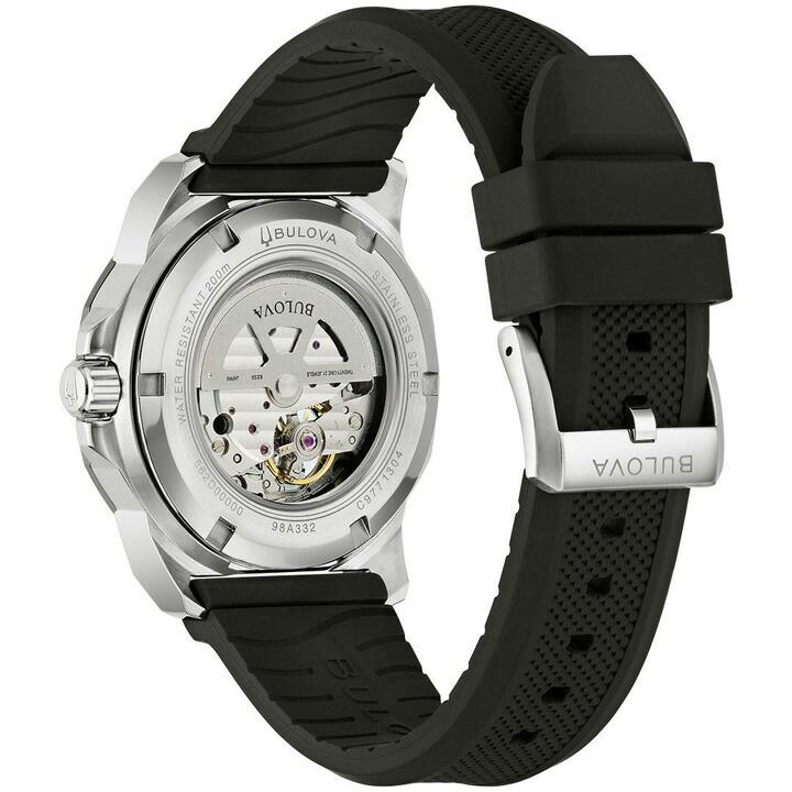 ボーナスストア＋10% ブローバ BULOVA マリンスター 150周年記念日本限定モデル 自動巻き 45ミリ 20気圧防水 マザーオブパール文字盤 正規品 3年保証 98A332の画像