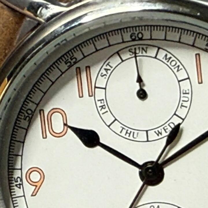 M.R.M.W. モントルロロイ  TYPE A-7 アビエーションハックウォッチ ロンジンタイプ 復刻デザイン クォーツ 38.5mm 正規品 1年保証 ミリタリー A7-W-05CFLの画像
