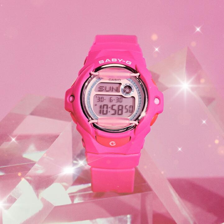BABY-G ベビージー カシオ CASIO クォーツ BASIC 42.6mm 10気圧防水 正規品 腕時計 BG-169KB-4B1JF  BG169KB4B1JFの画像