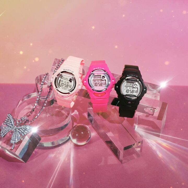 BABY-G ベビージー カシオ CASIO クォーツ BASIC 42.6mm 10気圧防水 正規品 腕時計 BG-169KB-4B1JF  BG169KB4B1JFの画像