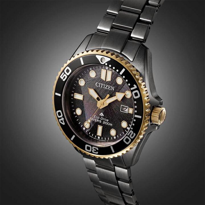 LIGHT in BLACK Eco-Drive 50th Anniversary Edition シチズン CITIZEN プロマスター ソーラー エコドライブ 200m防水 40.6mm 腕時計 BN0264-53Eの画像
