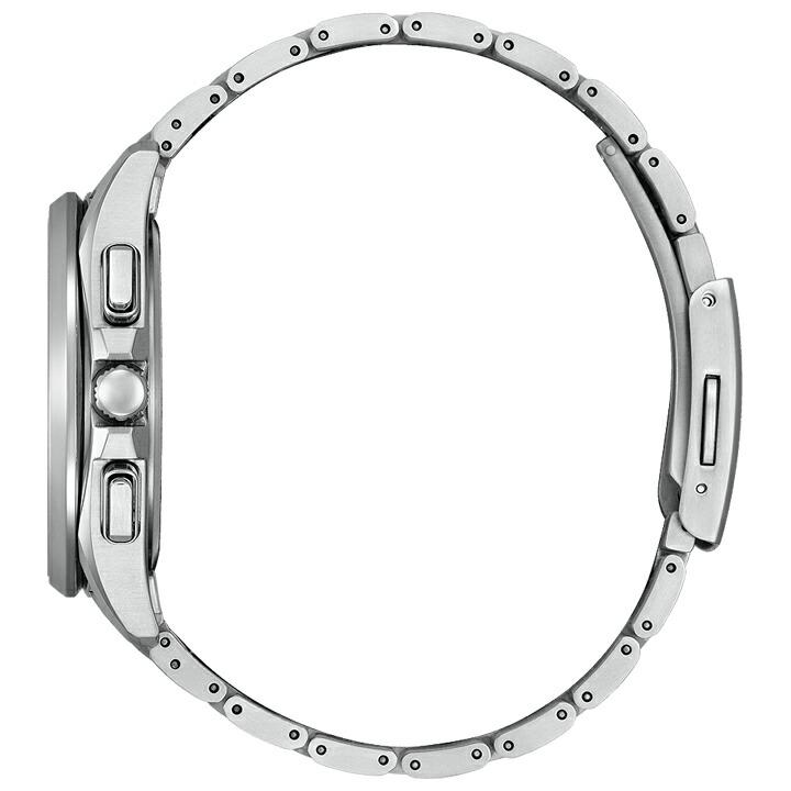 シチズン アテッサ ソーラー 電波 ムーンフェイズ スーパーチタニウム 41.5mm 正規品 BY1001-66E【BY100166E】の画像