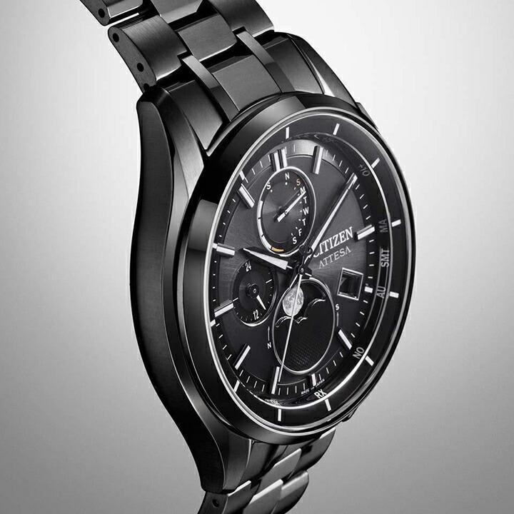シチズン アテッサ CITIZEN ソーラー 電波 ムーンフェイズ スーパーチタニウム 41.5mm 正規品 BY1006-62E【BY100662E】の画像