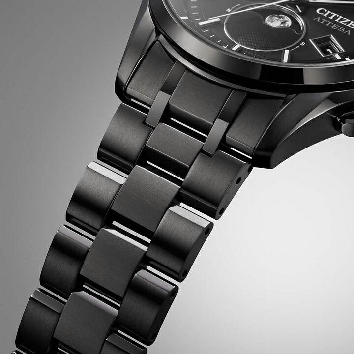 シチズン アテッサ CITIZEN ソーラー 電波 ムーンフェイズ スーパーチタニウム 41.5mm 正規品 BY1006-62E【BY100662E】の画像