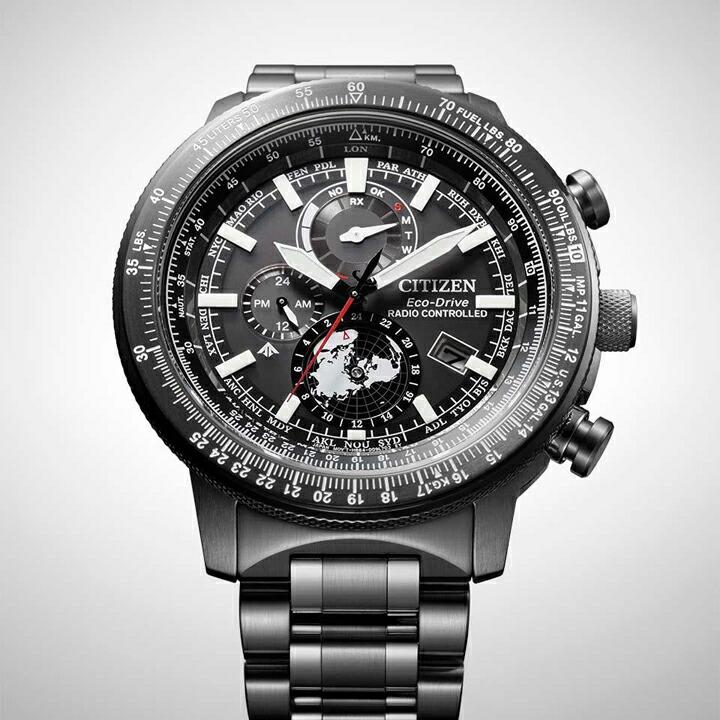 シチズン CITIZEN プロマスター スカイ PROMASTER SKY エコドライブ 電波時計 20気圧防水 BY3005-56G【BY300556G】の画像