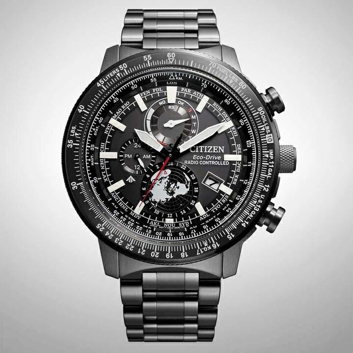 シチズン CITIZEN プロマスター スカイ PROMASTER SKY エコドライブ 電波時計 20気圧防水 BY3005-56G【BY300556G】の画像