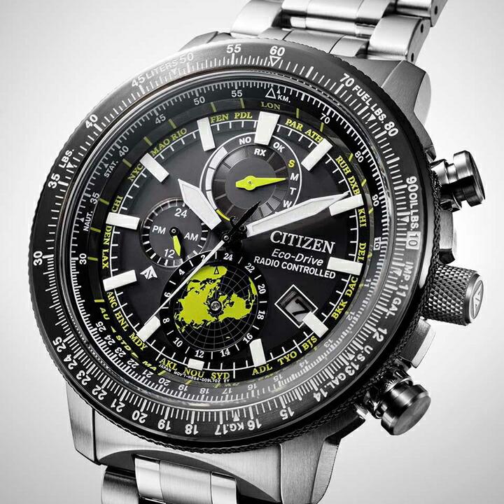 シチズン CITIZEN プロマスター スカイ PROMASTER SKY エコドライブ 電波時計 20気圧防水 BY3006-53E【BY300653E】の画像