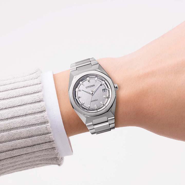ボーナスストア＋10% シチズン アテッサ CITIZEN ATTESA  ACT Line  アクトライン 電波時計 スーパーチタニウム 39mm 正規品 腕時計 CB3040-56Hの画像