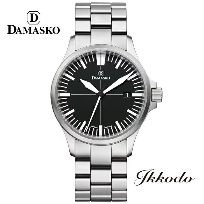 なかしん　ダマスコ DAMASKO DS30B 自動巻き 200M防水 ダマスコ DAMASKO 自動巻き ブラックダイアル 200M防水 硬化ステンレス