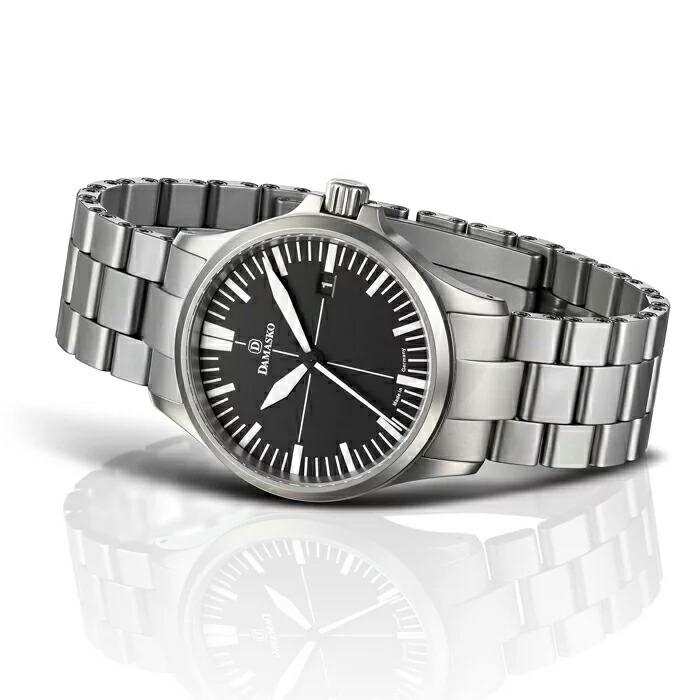 なかしん　ダマスコ DAMASKO DS30B 自動巻き 200M防水 ダマスコ DAMASKO 自動巻き ブラックダイアル 200M防水 硬化ステンレス