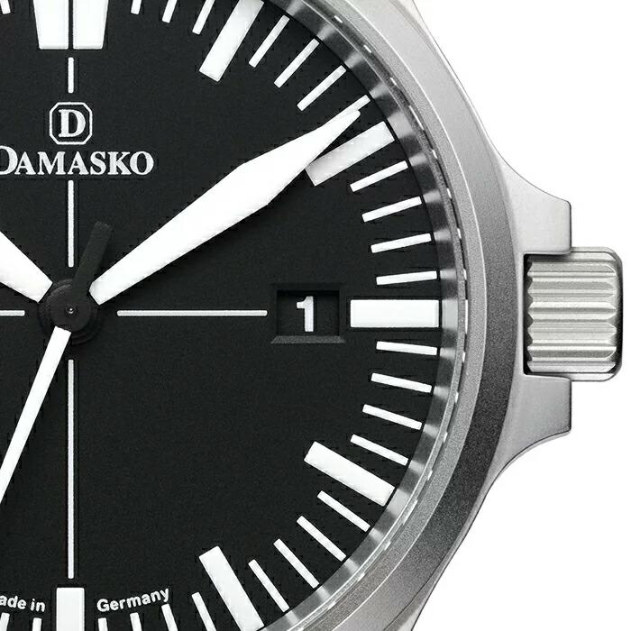 なかしん　ダマスコ DAMASKO DS30B 自動巻き 200M防水 ダマスコ DAMASKO 自動巻き ブラックダイアル 200M防水 硬化ステンレス