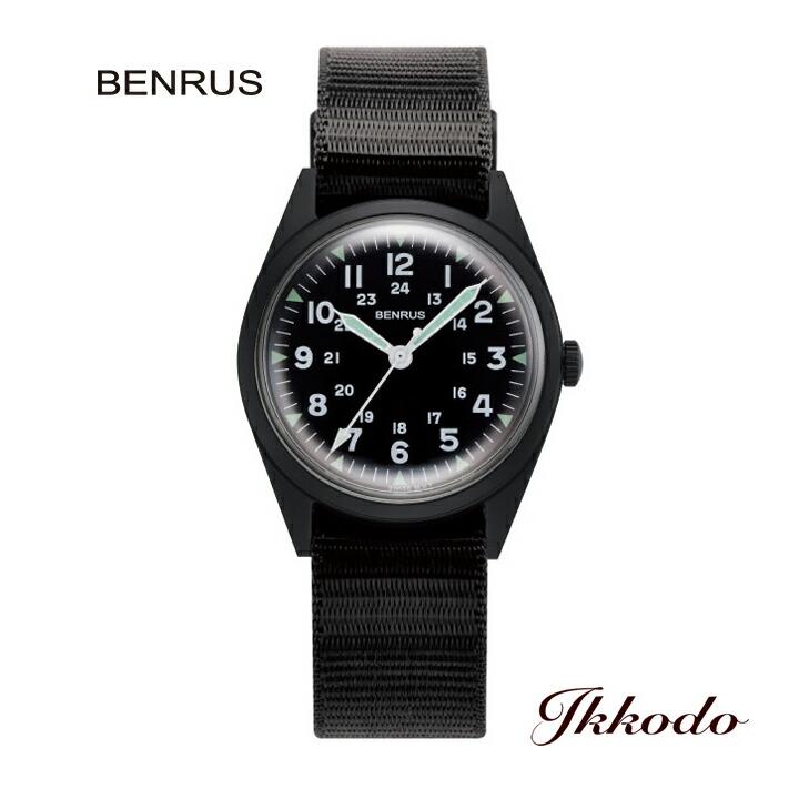 BENRUS ベンラス DTU 2A/P Series クォーツ 34mm 3気圧防水 腕時計  