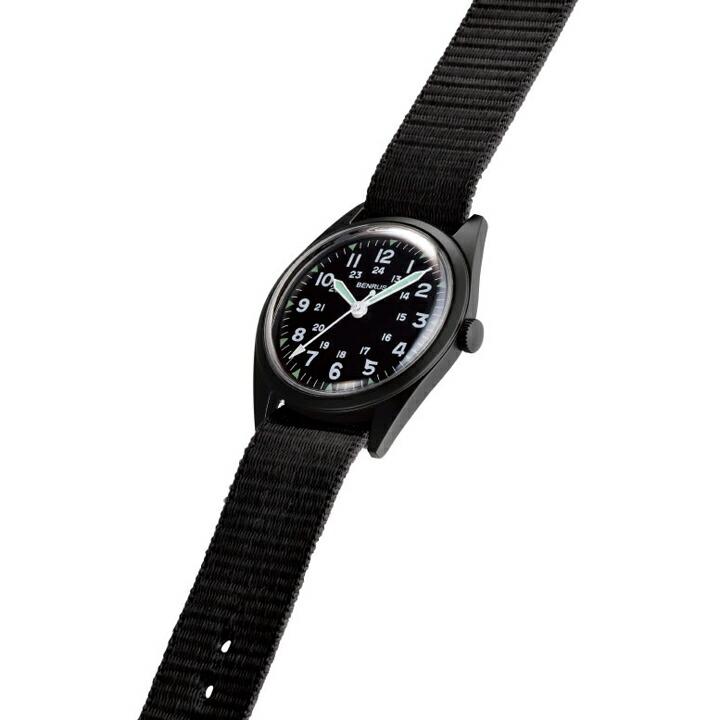 BENRUS ベンラス DTU 2A/P Series クォーツ 34mm 3気圧防水 腕時計 日本国内正規品 1年間メーカー保証 DTU-2A/P-BKBK【DTU2APBKBK】の画像