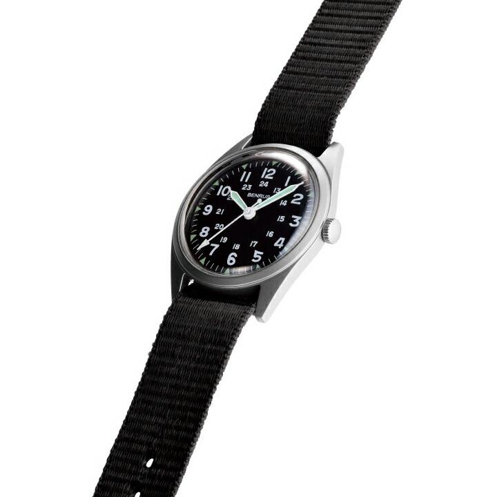 BENRUS ベンラス DTU 2A/P Series クォーツ 34mm 3気圧防水 腕時計  