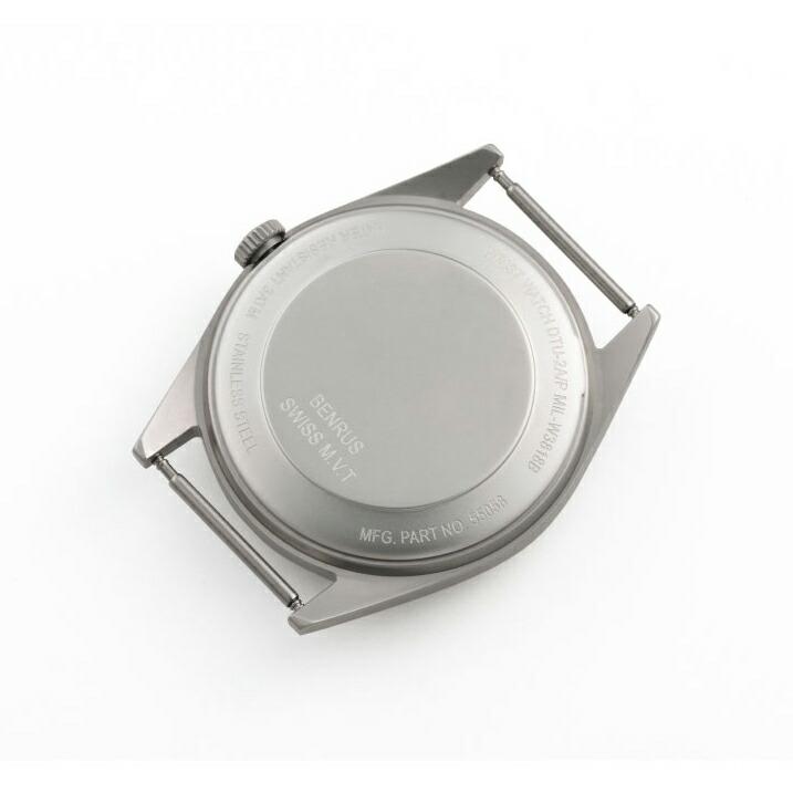 BENRUS ベンラス DTU 2A/P Series クォーツ 34mm 3気圧防水 腕時計 日本国内正規品 1年間メーカー保証 DTU-2A/P-SVBK【DTU2APSVBK】の画像