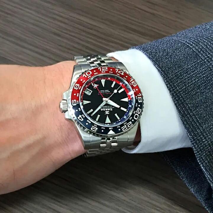 ボーナスストア＋10% ジーダ ZEEDA デュアルゾーン DUAL-ZONE 自動巻き  