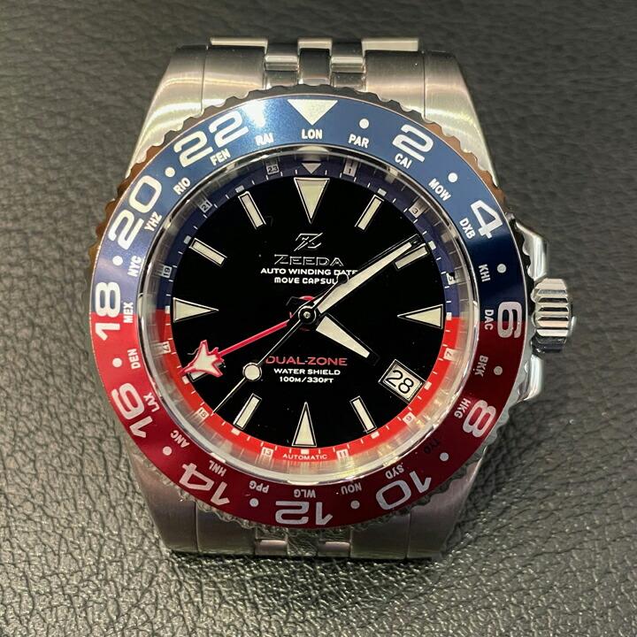 ボーナスストア＋10% ジーダ ZEEDA デュアルゾーン DUAL-ZONE 自動巻き