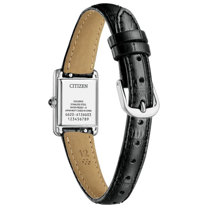 ボーナスストア＋10% Kii キー シチズン CITIZEN Classic Square ソーラー エコドライブ 正規品  レディース腕時計 EG2790-12A  EG279012Aの画像