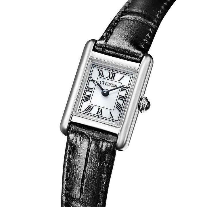 ボーナスストア＋10% Kii キー シチズン CITIZEN Classic Square ソーラー エコドライブ 正規品  レディース腕時計 EG2790-12A  EG279012Aの画像