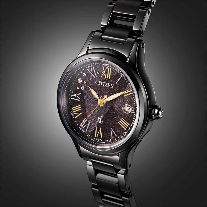 ボーナスストア＋10% LIGHT in BLACK Eco-Drive 50th Anniversary Edition シチズン CITIZEN クロスシー XC hikari collection ソーラー電波 正規品 ES9495-59Eの画像