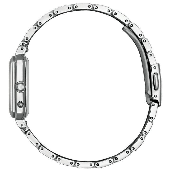 ボーナスストア＋10% シチズン クロスシー XC hikari collection Square 2way Model チタニウム ソーラー 電波 替えバンド付き 正規品 ES9500-51Aの画像