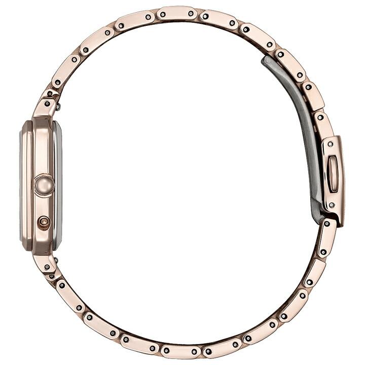 シチズン CITIZEN クロスシー XC hikari collection Square チタニウム ソーラー 電波 替えバンド付き正規品 ES9506-62Aの画像