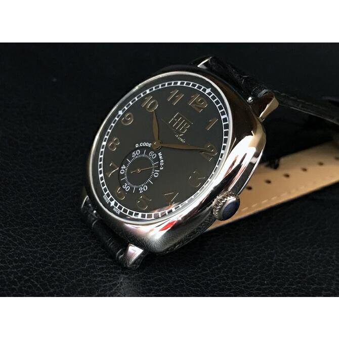 FHB エフエイチビー 腕時計 ブラック文字盤 クォーツ カーフストラップ