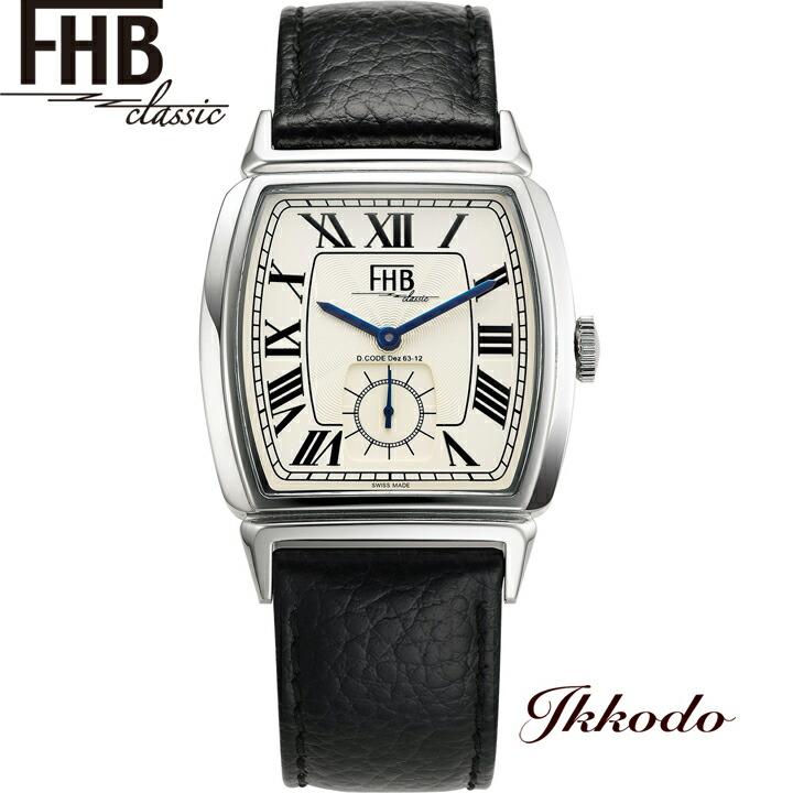 FHB（エフエイチビー） 正規品 ホワイトダイアル ローマン クォーツ 3