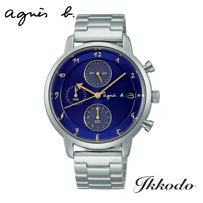 ✨人気・極美品✨agnès b　マルチェロ　時計　クロノグラフ　ソーラー ボーナスストア＋10%【give love 数量限定900本】アニエスベー