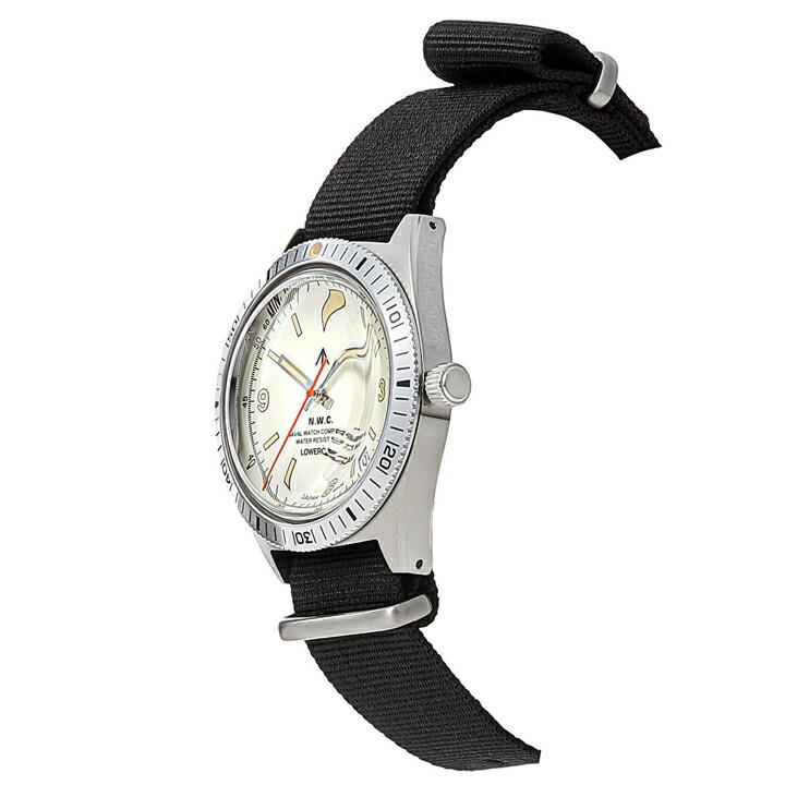 ナバルウォッチ Naval Watch Produced By LOWERCASE ローワーケース 38mm クォーツ アクリル風防 ホワイト文字盤 正規品  腕時計 FRXB014の画像