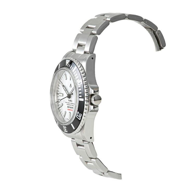 ナバルウォッチ Naval Watch Produced By LOWERCASE ローワーケース 40.8mm クォーツ 5気圧防水 アクリル風防 ホワイト文字盤 正規品  腕時計 FRXE006の画像
