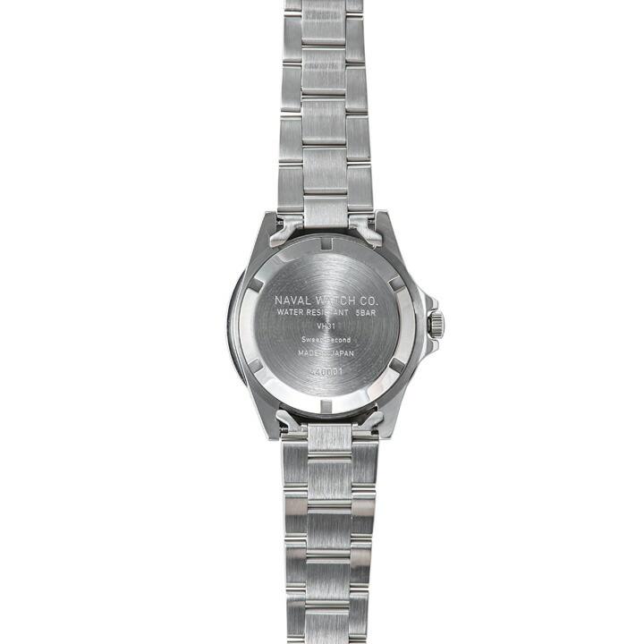 ナバルウォッチ Naval Watch Produced By LOWERCASE ローワーケース 40.8mm クォーツ 5気圧防水 アクリル風防 ホワイト文字盤 正規品  腕時計 FRXE006の画像