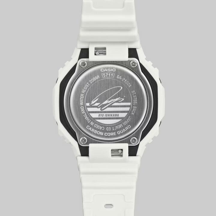 RYO ISHIKAWA SIGNATURE MODEL 石川遼モデル G-SHOCK Gショック カシオ ジーショック 2100シリーズ 45.4mm 20気圧防水 耐衝撃構造 国内正規品 GA-2100RI25-7AJRの画像