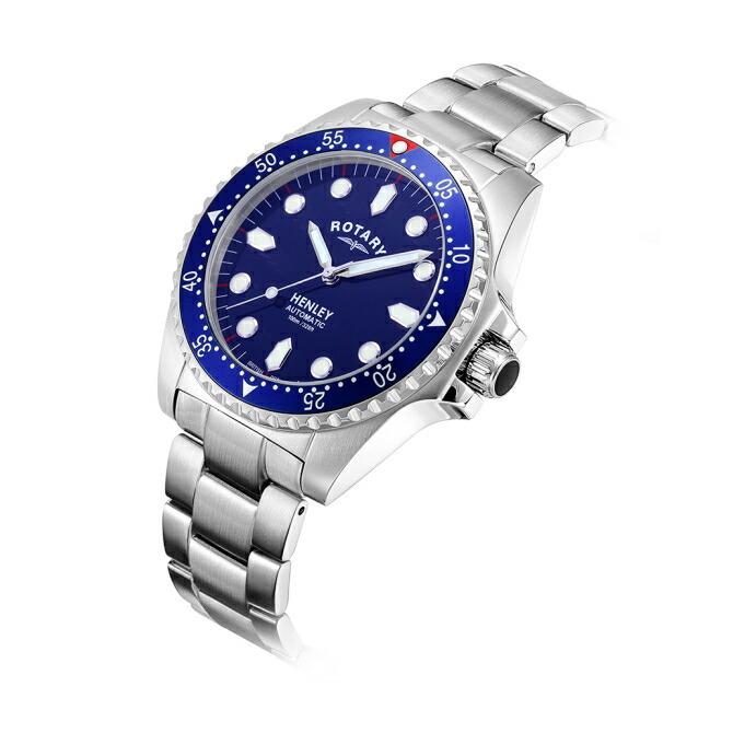 ロータリー】 Rotary Henry 自動巻き + フランス製牛革時計ベルト