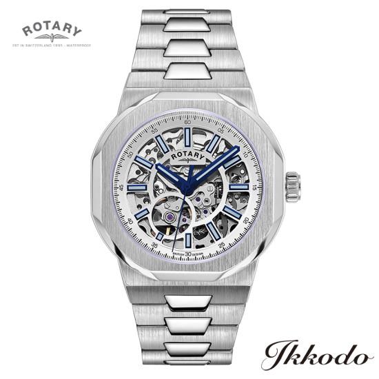 ROTARY 自動巻き時計 シルバー ROTARY 自動巻き時計 シルバー
