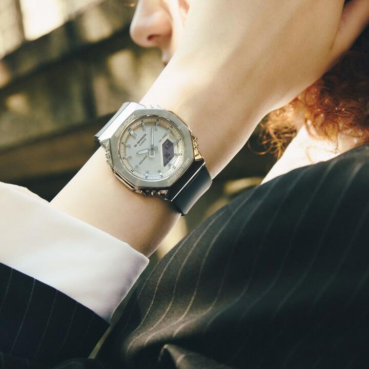 G-SHOCK Gショック カシオ ANALOG-DIGITAL WOMEN 20気圧防水 40.5mm 正規品 腕時計 GM-S2110-1A7JF  GMS21101A7JFの画像