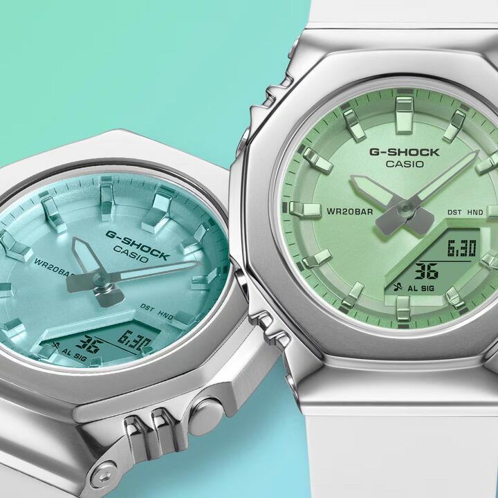 Summer Reflection G-SHOCK Gショック カシオ ANALOG-DIGITAL WOMEN 20気圧防水 40.5mm 正規品 腕時計 GM-S2110SR-7AJF  GMS2110SR7AJFの画像
