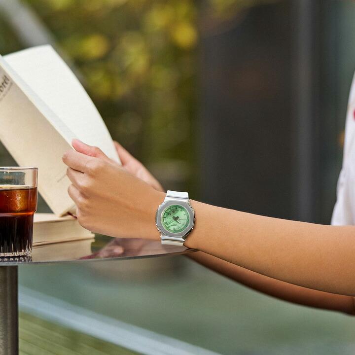 Summer Reflection G-SHOCK Gショック カシオ ANALOG-DIGITAL WOMEN 20気圧防水 40.5mm 正規品 腕時計 GM-S2110SR-7AJF  GMS2110SR7AJFの画像