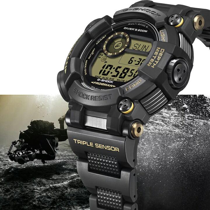 G-SHOCK Gショック カシオ MASTER OF G - SEA FROGMAN 53.3mm ISO200m