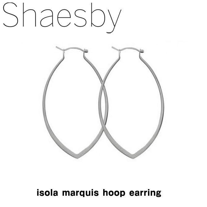 Shaesby（シェイスビー） isolaラージサイズピアス シルバー製 専用BOX