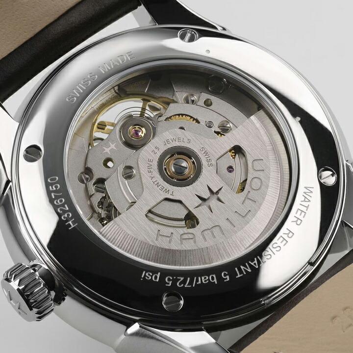 ボーナスストア＋10% 【ご購入特典対象商品】ハミルトン HAMILTON ジャズマスターオープンハート Open Heart Auto 自動巻き 40mm 正規品 腕時計 H32675551の画像