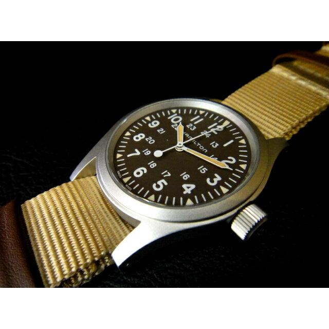 HAMILTON Khaki Field 手巻き時計 稼動品 ハミルトン カーキ フィールド白文字盤 手巻き腕時計｜Yahoo