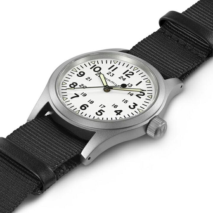 ボーナスストア＋10%【ご購入特典対象商品】ハミルトン HAMILTON カーキフィールド メカ 80時間手巻きH-50 38ミリ ホワイト文字盤 正規品 腕時計 H69439910の画像