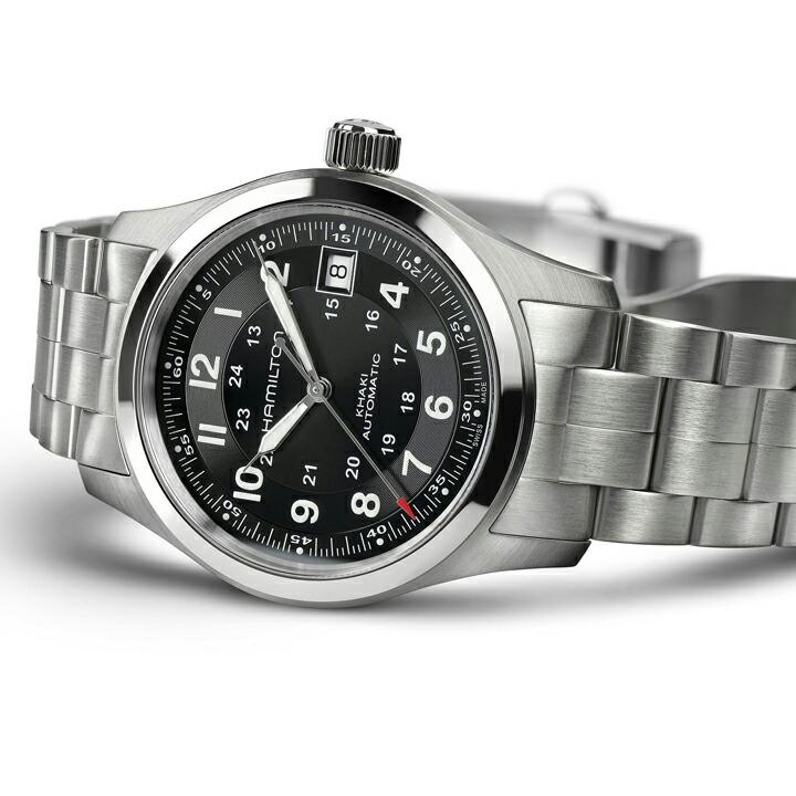 ボーナスストア＋10% ハミルトン  HAMILTON  カーキ フィールド オート  Khaki Field Auto   自動巻き  38mm 10気圧防水 正規品 2年保証 H70455133の画像